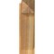 Ekena Millwork Traditional Rough Sawn Arts and Crafts Outlooker, Western Red Cedar, 8"W x 22"D x 26"H OUT08X22X26TRA03RWR - alternate 2